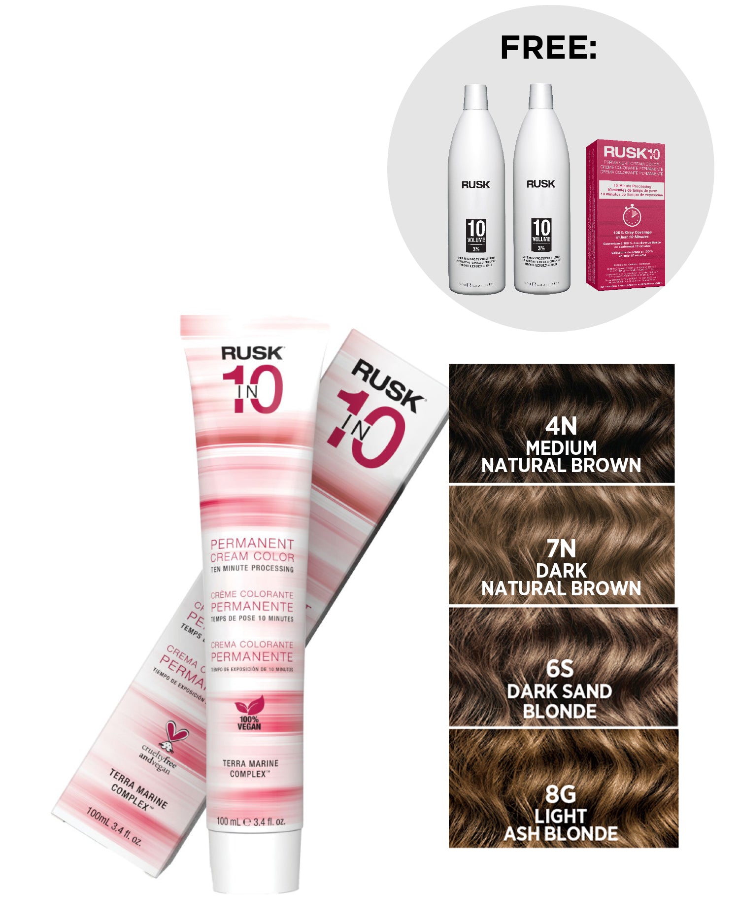 No Risk 10Minute Color Powerhouse! Rusk Pro