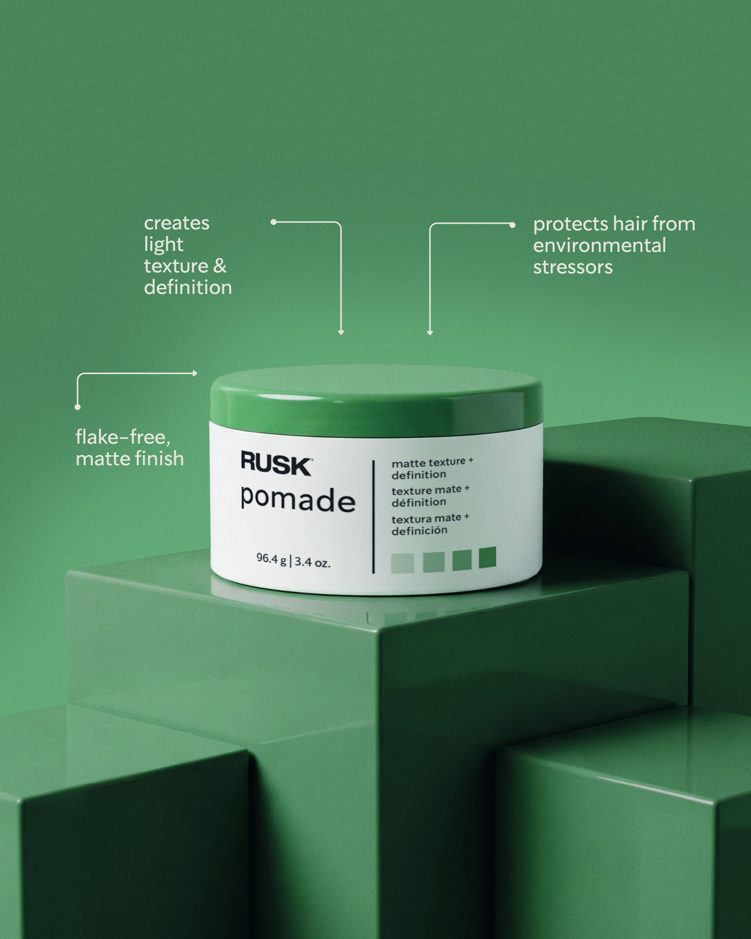 Pomade Matte Texture and Definition