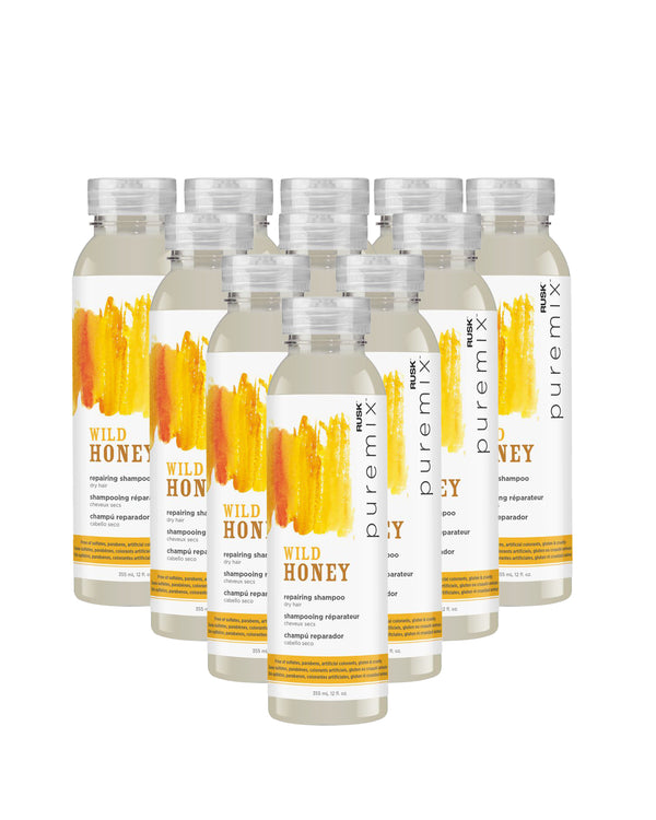 Puremix Wild Honey Shampoo - 12 oz- Case pack (12)