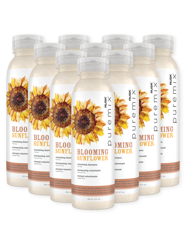 PUREMIX Blooming Sunflower Volumizing Shampoo 12 oz. - Case Pack (12)