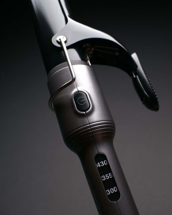 CURLTITANIUM Spring Curling Iron, Extended Barrel, 1.25 inch