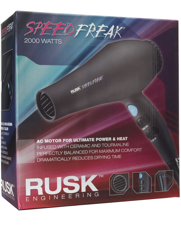 Speed Freak Ceramic and Tourmaline 2000 Watt Professional Hair Dryer