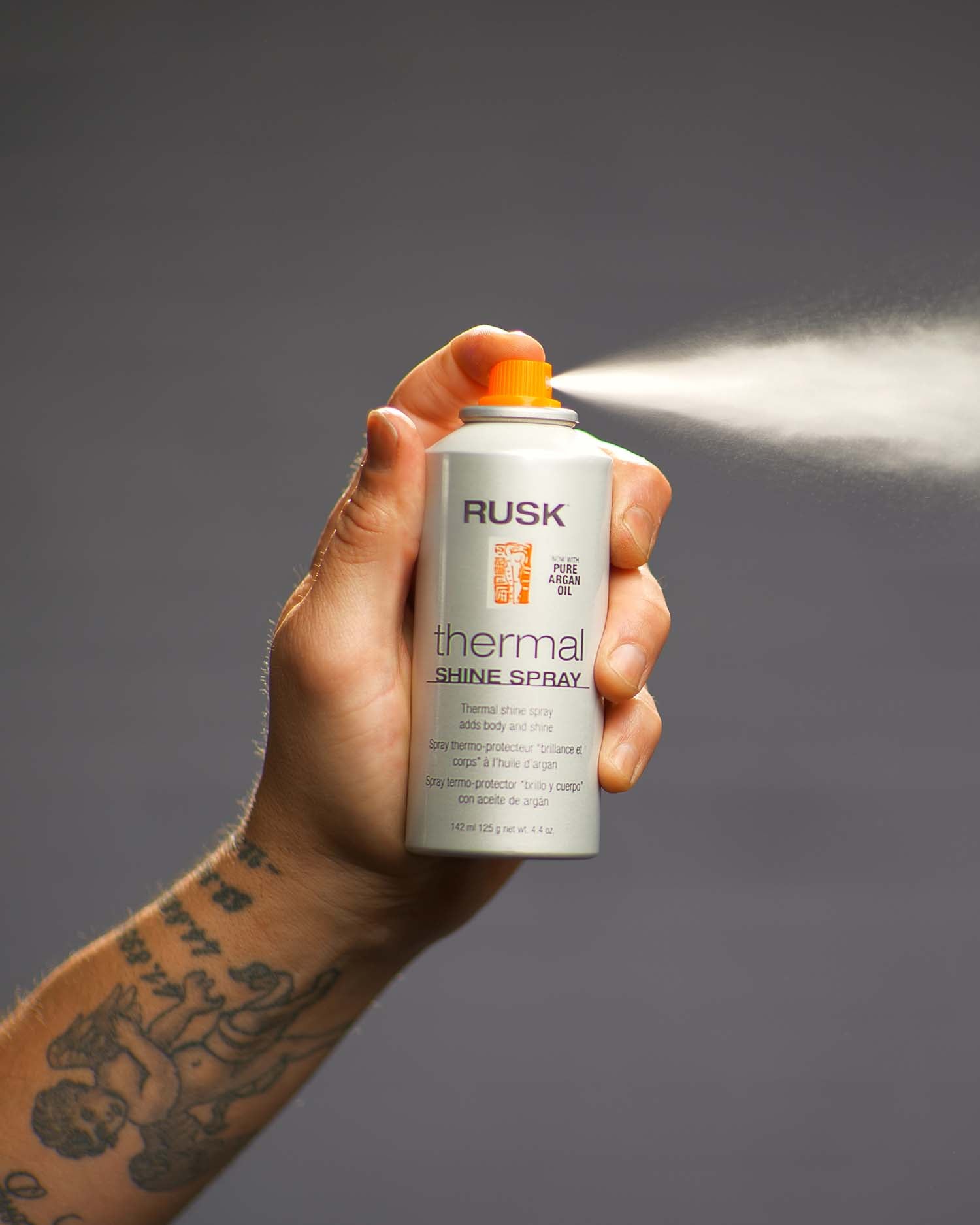 Designer Collection Thermal Shine Spray, Pure Argan Oil